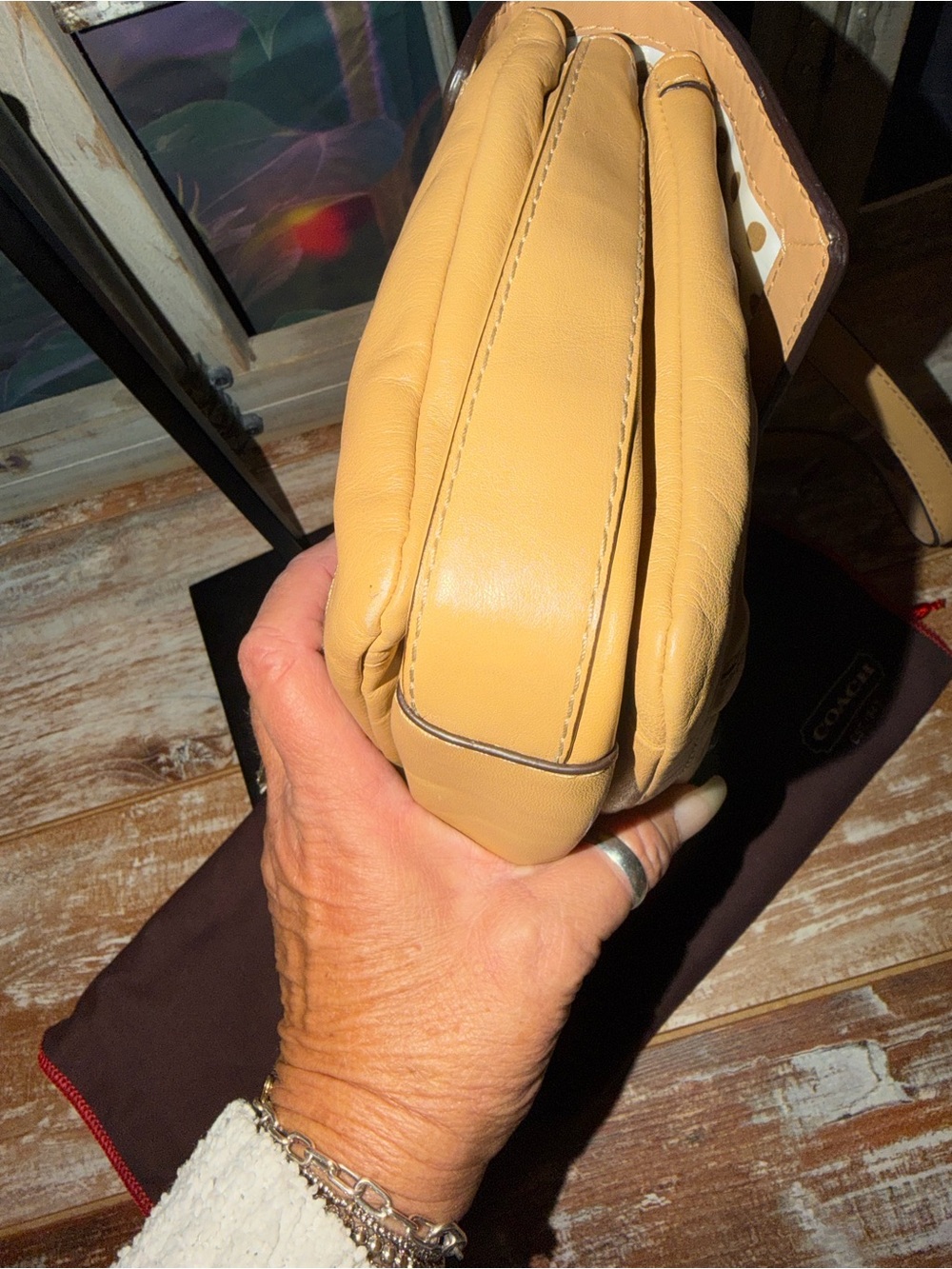 Coach Peyton Flap Shoulder Bag - Picture 7 of 11
